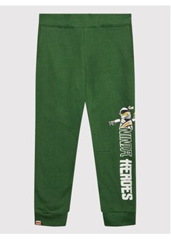 LEGO Wear Spodnie dresowe 12010236 Zielony Regular Fit ze sklepu MODIVO w kategorii Spodnie chłopięce - zdjęcie 152603403