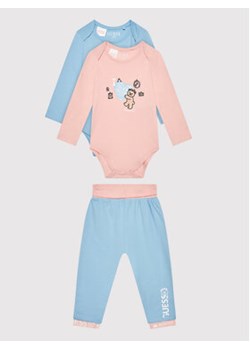 Guess Komplet body i spodnie S2YG08 K6YW3 Kolorowy Regular Fit ze sklepu MODIVO w kategorii Odzież dla niemowląt - zdjęcie 152603623