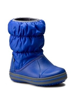 Crocs Śniegowce Winter Puff Boot Kids 14613 Granatowy ze sklepu MODIVO w kategorii Buty zimowe dziecięce - zdjęcie 152604571