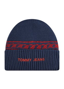 Tommy Jeans Czapka Tjw Femme Beanie AW0AW10710 Granatowy ze sklepu MODIVO w kategorii Czapki zimowe damskie - zdjęcie 152606152