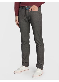 Pierre Cardin Spodnie materiałowe 30947/000/1016 Szary Lyon Tapered Fit ze sklepu MODIVO w kategorii Spodnie męskie - zdjęcie 152606201