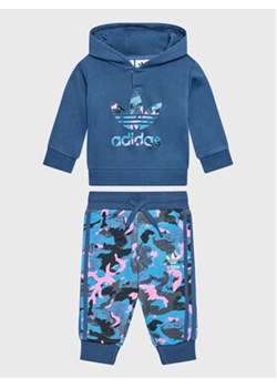 adidas Dres Camo HK0319 Niebieski Regular Fit ze sklepu MODIVO w kategorii Odzież dla niemowląt - zdjęcie 152608591