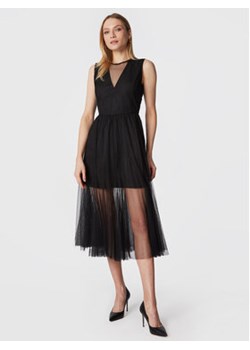 TWINSET Sukienka koktajlowa 231TP2721 Czarny Regular Fit ze sklepu MODIVO w kategorii Sukienki - zdjęcie 152609551