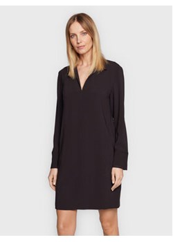 Calvin Klein Sukienka codzienna Twill K20K205122 Czarny Relaxed Fit ze sklepu MODIVO w kategorii Sukienki - zdjęcie 152609714