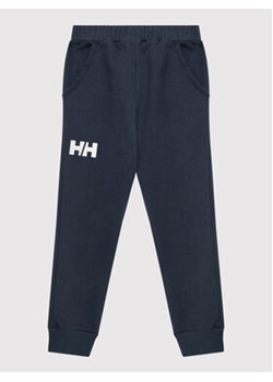 Helly Hansen Spodnie dresowe Logo 41678 Granatowy Regular Fit ze sklepu MODIVO w kategorii Spodnie chłopięce - zdjęcie 152610722