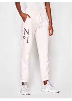 PLNY LALA Spodnie dresowe No.1 PL-SP-MS-00025 Różowy Mister Fit ze sklepu MODIVO w kategorii Spodnie damskie - zdjęcie 152611371