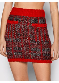 Pinko Spódnica mini Bertarosa 1G169P Y776 Czerwony Regular Fit ze sklepu MODIVO w kategorii Spódnice - zdjęcie 152613213