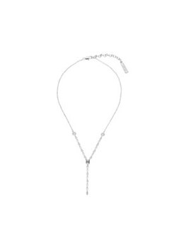 Luv AJ Naszyjnik Stellar Bezel Lariat HOL22-N-SBL-S Srebrny ze sklepu MODIVO w kategorii Naszyjniki - zdjęcie 152614201