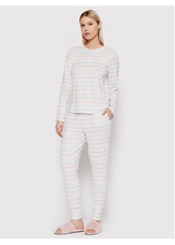 Lauren Ralph Lauren Piżama ILN92131 Biały Regular Fit ze sklepu MODIVO w kategorii Piżamy damskie - zdjęcie 152617073