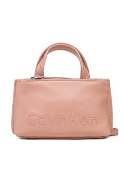 Calvin Klein Torebka Set Mini Tote K60K610167 Różowy ze sklepu MODIVO w kategorii Kuferki - zdjęcie 152617844