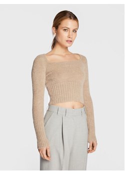 Edited Sweter Gilda EDT6160001000002 Beżowy Regular Fit ze sklepu MODIVO w kategorii Swetry damskie - zdjęcie 152619400