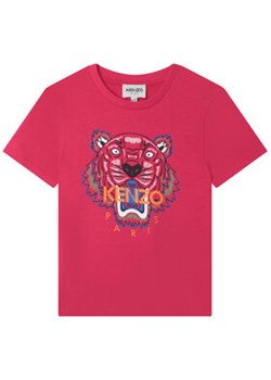 Kenzo Kids T-Shirt K15655 S Różowy Regular Fit ze sklepu MODIVO w kategorii Bluzki dziewczęce - zdjęcie 152620871