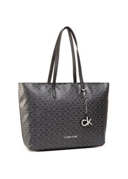 Calvin Klein Torebka Shopper Md K60K607427 Czarny ze sklepu MODIVO w kategorii Torby Shopper bag - zdjęcie 152621301