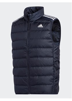 adidas Kurtka zimowa Essentials Light Down Vest GH4584 Niebieski Slim Fit ze sklepu MODIVO w kategorii Kurtki męskie - zdjęcie 152624193