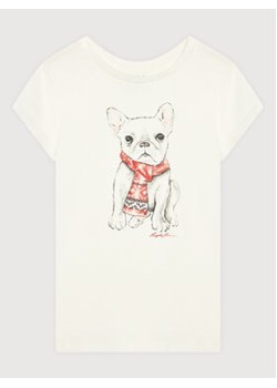 Polo Ralph Lauren T-Shirt Holiday 313853363001 Biały Regular Fit ze sklepu MODIVO w kategorii Bluzki dziewczęce - zdjęcie 152625420