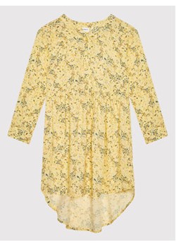NAME IT Sukienka letnia 13197917 Żółty Regular Fit ze sklepu MODIVO w kategorii Sukienki dziewczęce - zdjęcie 152625434