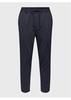 Only & Sons Spodnie materiałowe Linus 22022454 Granatowy Regular Fit ze sklepu MODIVO w kategorii Spodnie męskie - zdjęcie 152627822