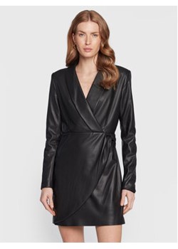 Marciano Guess Sukienka z imitacji skóry 3RGK65 9645Z Czarny Slim Fit ze sklepu MODIVO w kategorii Sukienki - zdjęcie 152628253