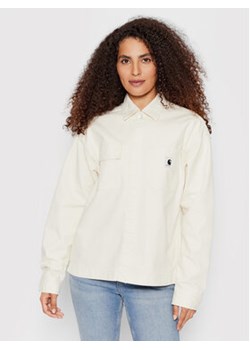 Carhartt WIP Kurtka jeansowa Sonora I029130 Biały Regular Fit ze sklepu MODIVO w kategorii Kurtki damskie - zdjęcie 152630231