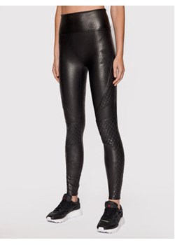 SPANX Legginsy Faux Leather Quilted 20248R Czarny Slim Fit ze sklepu MODIVO w kategorii Spodnie damskie - zdjęcie 152630400