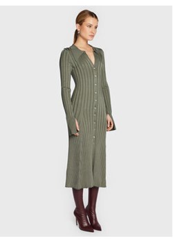 Remain Sukienka dzianinowa Lamire Knit RM1644 Zielony Regular Fit ze sklepu MODIVO w kategorii Sukienki - zdjęcie 152631781