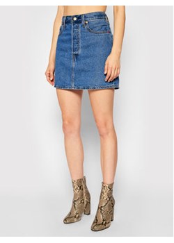 Spódnica Levi's casualowa granatowa mini  ze sklepu MODIVO w kategorii Spódnice - zdjęcie 152631811
