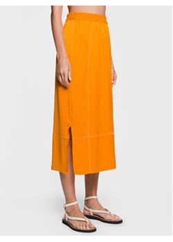 American Vintage Spódnica midi Widland WID13CE23 Pomarańczowy Regular Fit ze sklepu MODIVO w kategorii Spódnice - zdjęcie 152632682