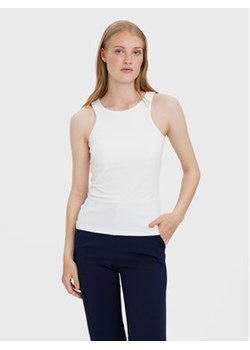 Vero Moda Top Bianca 10279787 Biały Slim Fit ze sklepu MODIVO w kategorii Bluzki damskie - zdjęcie 152632771