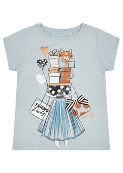 Primigi T-Shirt Feel Chic Today 45222506 Niebieski Regular Fit ze sklepu MODIVO w kategorii Bluzki dziewczęce - zdjęcie 152633304