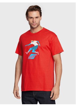 Thrasher T-Shirt Trasher Tre Czerwony Regular Fit ze sklepu MODIVO w kategorii T-shirty męskie - zdjęcie 152634252