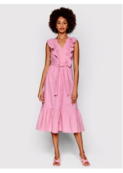 Silvian Heach Sukienka codzienna PGP22043VE Różowy Regular Fit ze sklepu MODIVO w kategorii Sukienki - zdjęcie 152635530