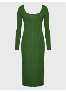 Glamorous Sukienka dzianinowa CA0334 Zielony Slim Fit ze sklepu MODIVO w kategorii Sukienki - zdjęcie 152636240