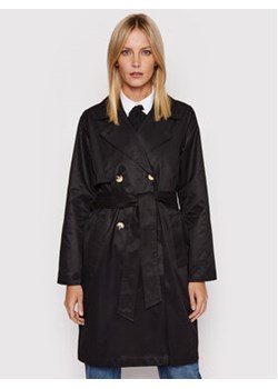 Selected Femme Trencz Weka 16076541 Czarny Regular Fit ze sklepu MODIVO w kategorii Płaszcze damskie - zdjęcie 152636802