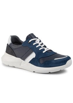 QUAZI Sneakersy QZ-01-04-000454 Granatowy ze sklepu MODIVO w kategorii Buty sportowe męskie - zdjęcie 152637092
