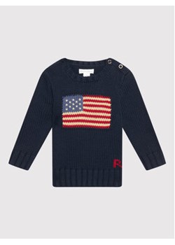 Polo Ralph Lauren Sweter Hunter 320668285001 Granatowy Regular Fit ze sklepu MODIVO w kategorii Odzież dla niemowląt - zdjęcie 152641274