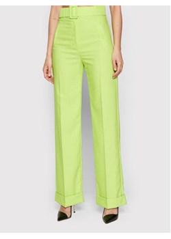 Imperial Spodnie materiałowe P3L4DHFC Zielony Regular Fit ze sklepu MODIVO w kategorii Spodnie damskie - zdjęcie 152644731