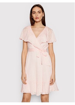DKNY Sukienka letnia DD1BE436 Różowy Regular Fit ze sklepu MODIVO w kategorii Sukienki - zdjęcie 152646622