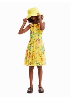 Desigual Sukienka codzienna 23SGVK21 Żółty Regular Fit ze sklepu MODIVO w kategorii Sukienki dziewczęce - zdjęcie 152647284
