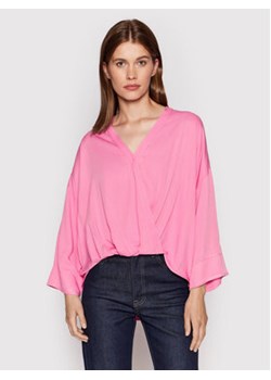 Imperial Bluzka CKK4DET Różowy Relaxed Fit ze sklepu MODIVO w kategorii Bluzki damskie - zdjęcie 152649531