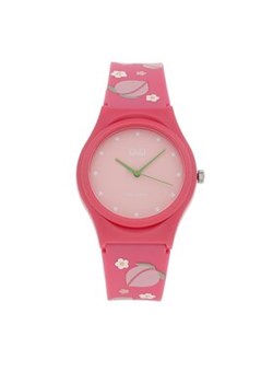 Q&Q Zegarek VQ86-069 Różowy ze sklepu MODIVO w kategorii Biżuteria i zegarki dziecięce - zdjęcie 152649640