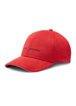 Tommy Hilfiger Czapka z daszkiem Corporate AM0AM10536 Czerwony ze sklepu MODIVO w kategorii Czapki z daszkiem męskie - zdjęcie 152649740