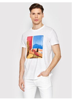 JOOP! Jeans T-Shirt 15 JJ222J046 30031022 Biały Regular Fit ze sklepu MODIVO w kategorii T-shirty męskie - zdjęcie 152650690