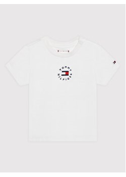 Tommy Hilfiger T-Shirt Heritage KN0KN01386 Biały Regular Fit ze sklepu MODIVO w kategorii Odzież dla niemowląt - zdjęcie 152652914