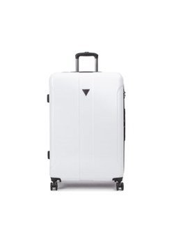 Guess Duża Twarda Walizka Lustre2 (E) Travel TWE689 39880 Biały ze sklepu MODIVO w kategorii Walizki - zdjęcie 152654502