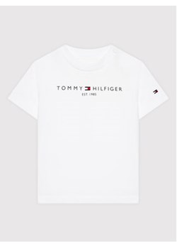 Tommy Hilfiger T-Shirt Baby Essential KN0KN01487 Biały Regular Fit ze sklepu MODIVO w kategorii Koszulki niemowlęce - zdjęcie 152655193