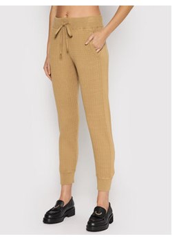 Lauren Ralph Lauren Spodnie dresowe Akl 200841612001 Brązowy Regular Fit ze sklepu MODIVO w kategorii Spodnie damskie - zdjęcie 152655370