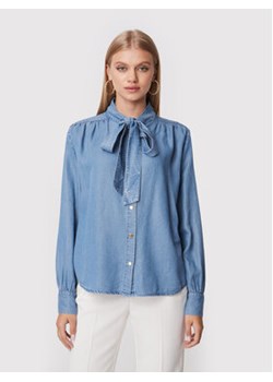 Pinko Koszula Gnaulio 1J112R A0CW Niebieski Relaxed Fit ze sklepu MODIVO w kategorii Koszule damskie - zdjęcie 152656281