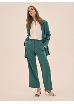 Vila Spodnie materiałowe Freya 14080889 Zielony Relaxed Fit ze sklepu MODIVO w kategorii Spodnie damskie - zdjęcie 152658052