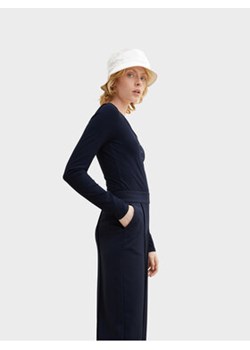 Tom Tailor Denim Bluzka 1032829 Granatowy Slim Fit ze sklepu MODIVO w kategorii Bluzki damskie - zdjęcie 152658371