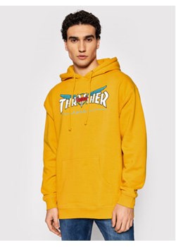 Thrasher Bluza VENTURE Collab Żółty Regular Fit ze sklepu MODIVO w kategorii Bluzy męskie - zdjęcie 152658600